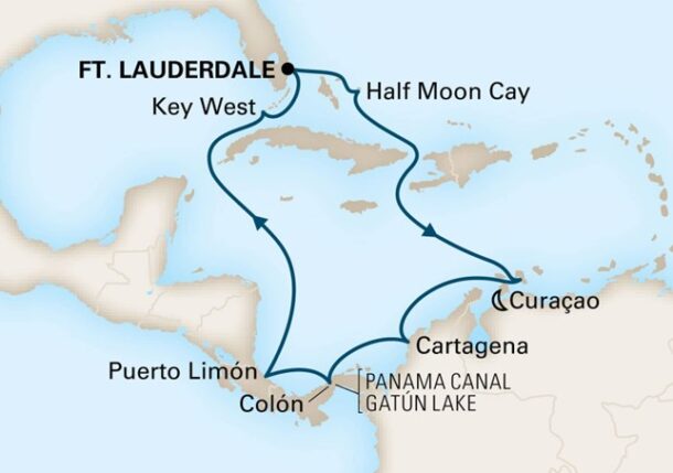 Panama Canal 2025 – Itinerary  Quilting Cruises and Tours